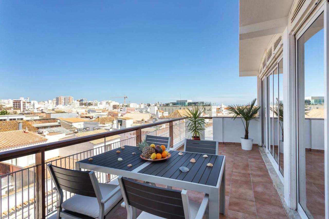 Marina Penthouse Faro Center Leilighet Eksteriør bilde