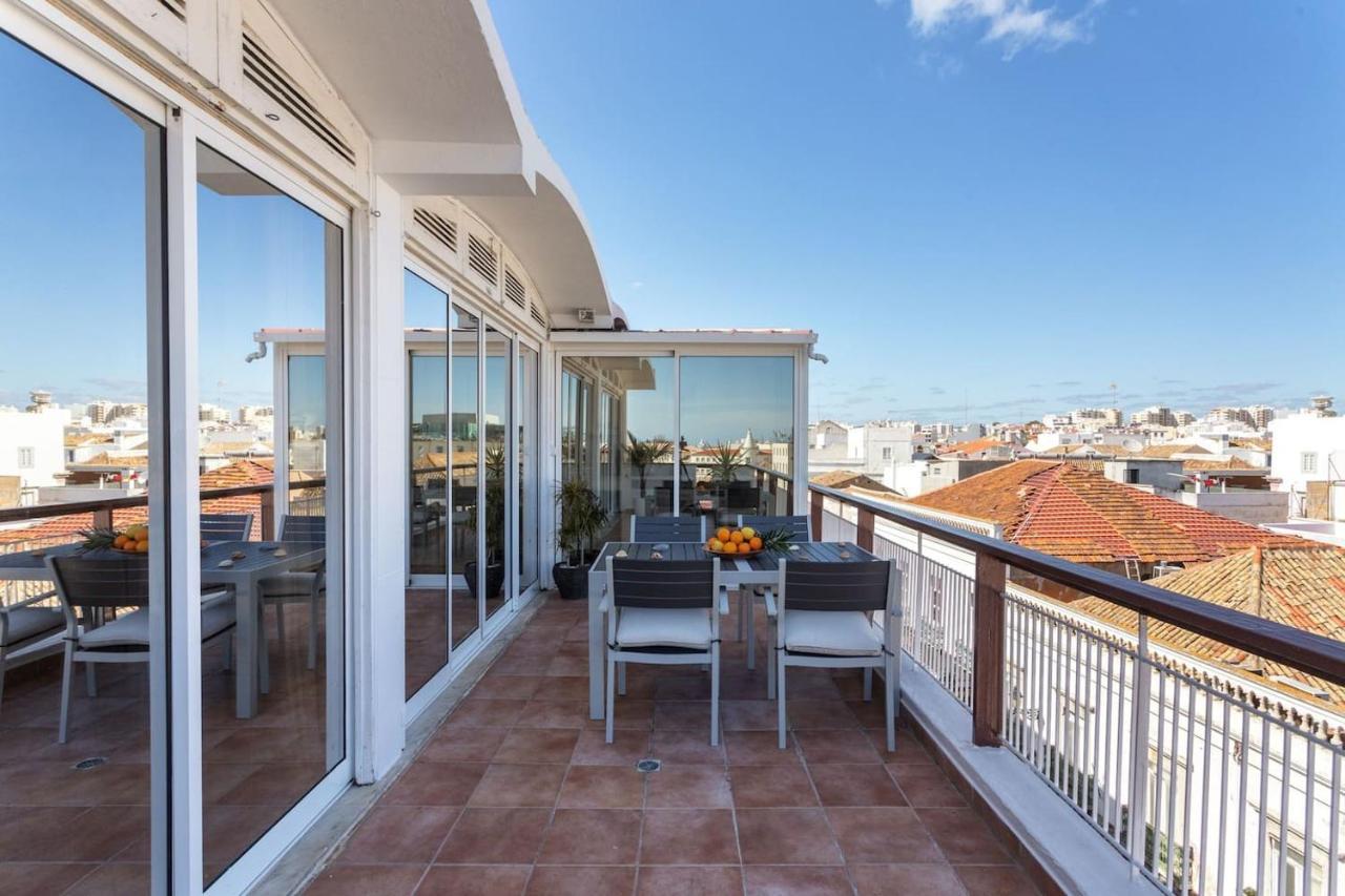 Marina Penthouse Faro Center Leilighet Eksteriør bilde