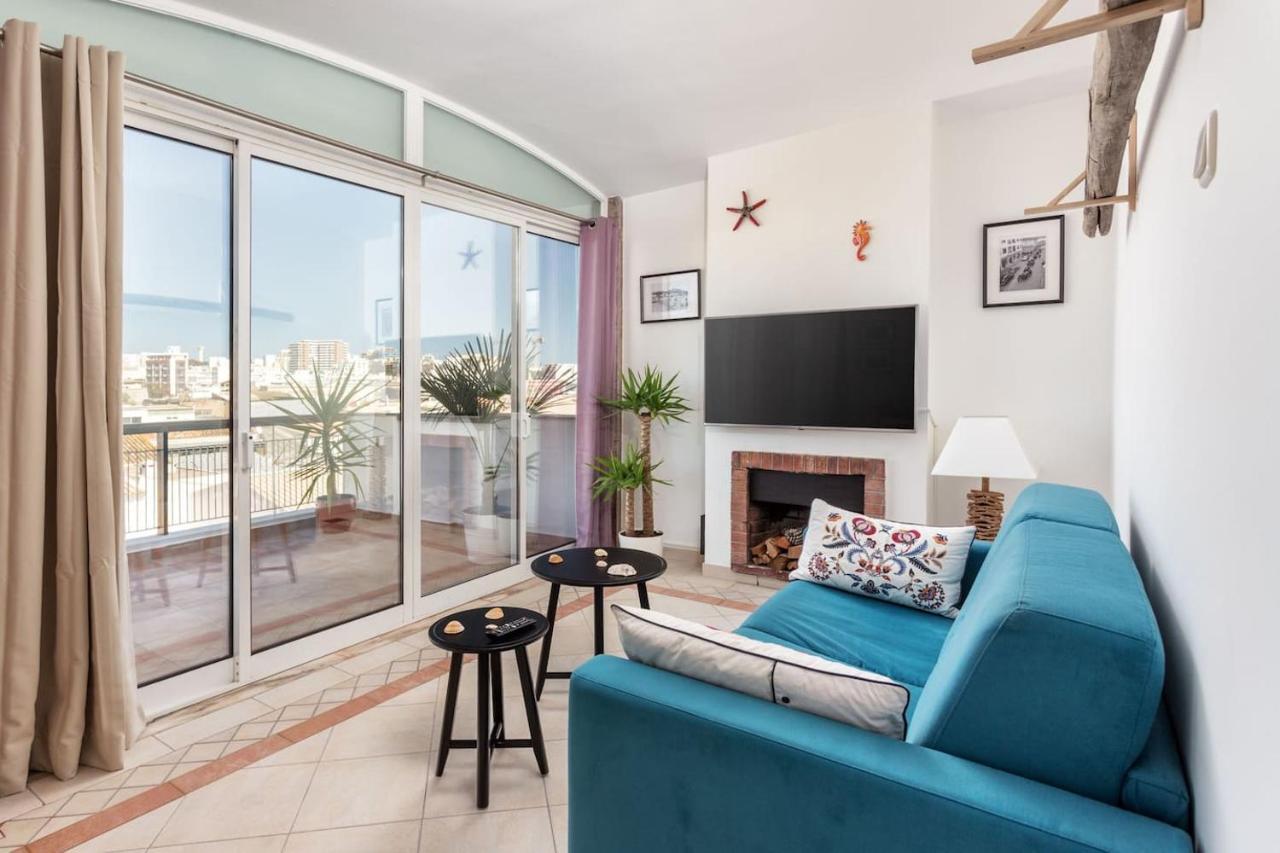 Marina Penthouse Faro Center Leilighet Eksteriør bilde