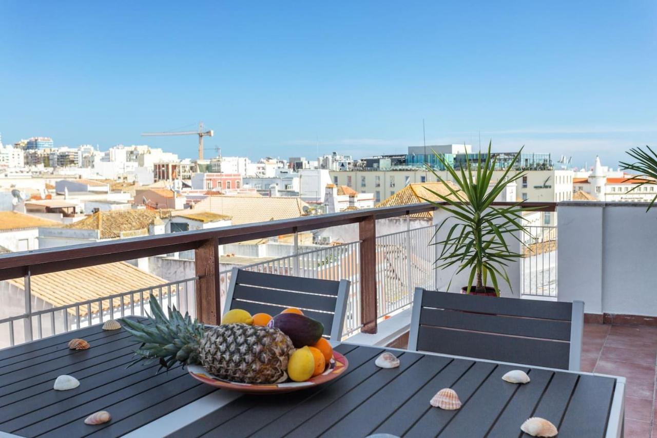 Marina Penthouse Faro Center Leilighet Eksteriør bilde